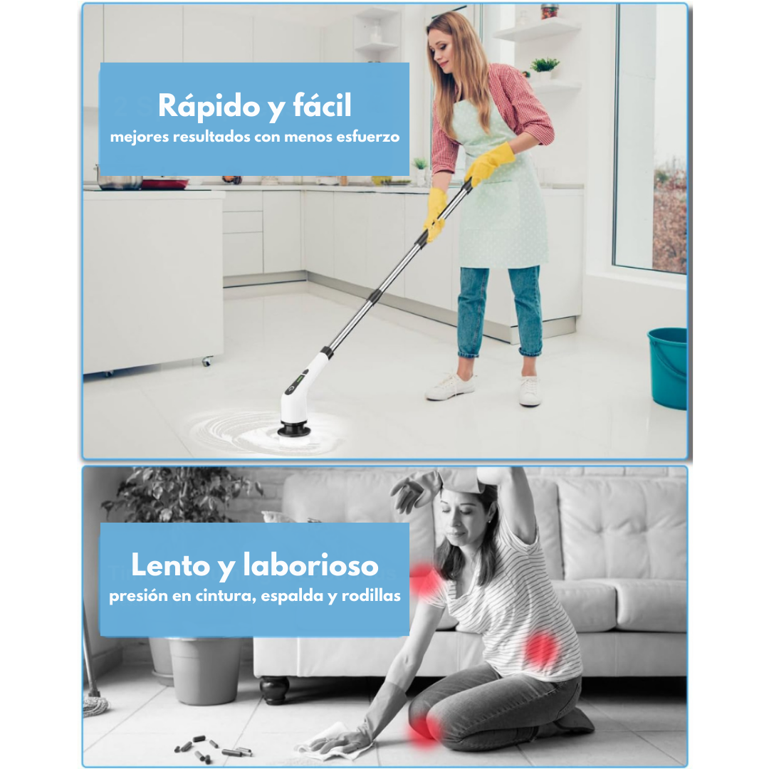Fregadora Automática multiuso - Limpia cada rincón fácil y rápido con menos de la mitad del esfuerzo