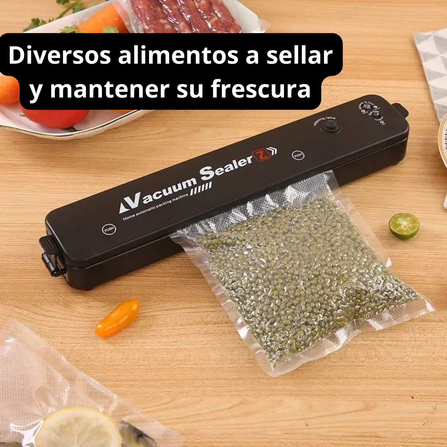 Máquina Selladora al Vacío | Conserva tus Alimentos con VacuumSeal Pro