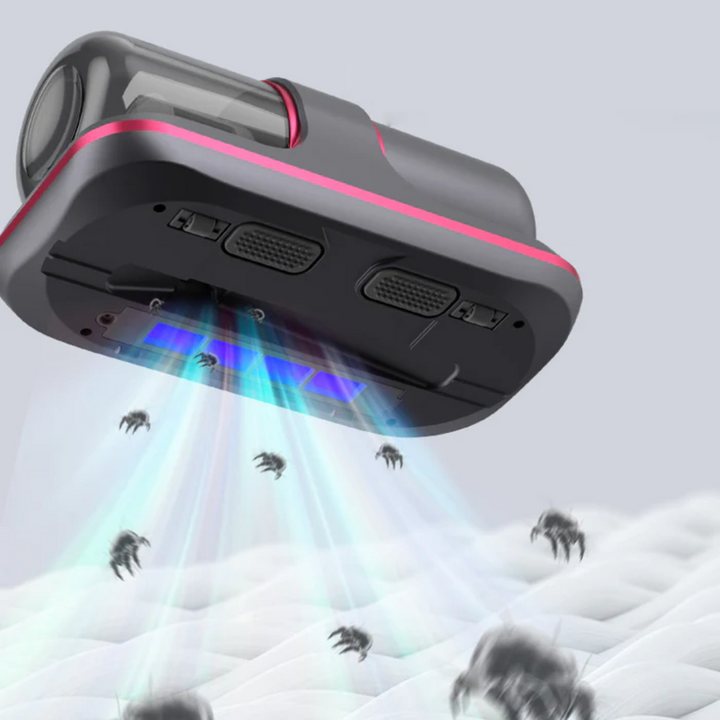 ÁcaroZero™ – Elimina alérgenos, pelos de mascota y suciedad profunda en colchones, sofás y más
