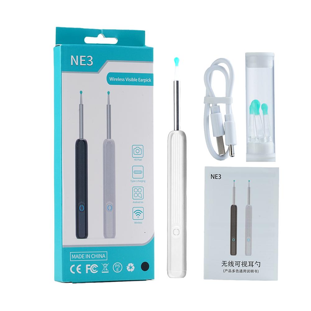 Kit Limpiador de Oídos con Cámara 4K – La forma segura de eliminar la cera y prevenir infecciones