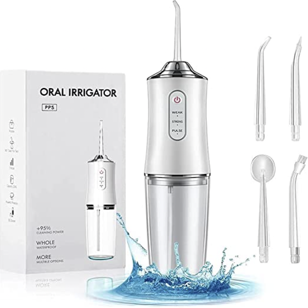 Irrigador Bucal Avanzado™ - Limpia profundamente donde el cepillo no llega y logra una sonrisa más sana