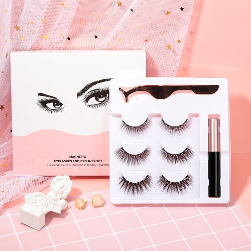 Kit de Pestañas Magnéticas Reutilizables – Logra una mirada impactante en segundos y luce increíble todo el día, sin retoques ni sorpresas