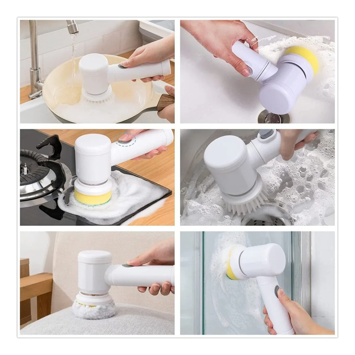 ScrubOne™ - Cepillo de Limpieza Potente, limpia platos, grasa de cocina, muebles y más en segundos, sin esfuerzo