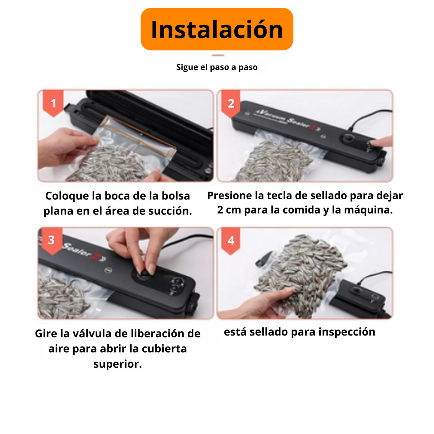 Máquina Selladora al Vacío | Conserva tus Alimentos con VacuumSeal Pro