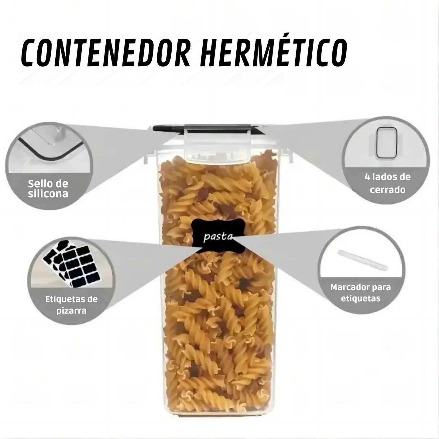 FreshKeeper™ – Set de Contenedores Herméticos x 7 Piezas