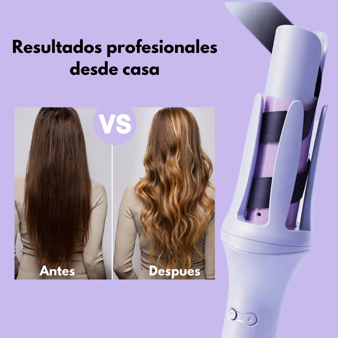 Rizador de Cabello Profesional ✨ | Rizos Perfectos y Duraderos en Minutos