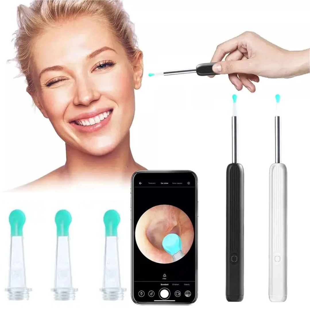 Kit Limpiador de Oídos con Cámara 4K – La forma segura de eliminar la cera y prevenir infecciones