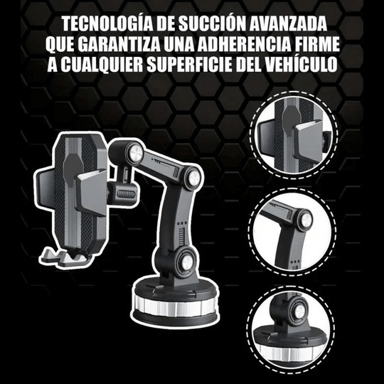 SpinMount™ – Soporte Celular Premium con Sujeción Ultra Fuerte y Flexibilidad Total