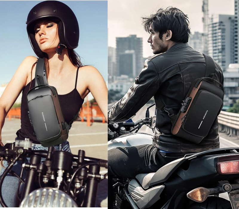 Bolso Anti-Robo Impermeable con USB - Estilo, seguridad, organización y conexión en todo momento