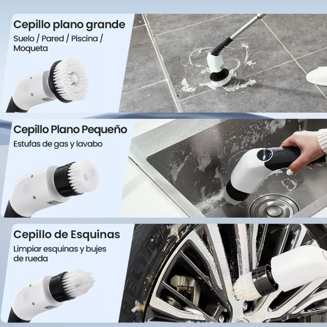 Fregadora Automática multiuso - Limpia cada rincón  fácil y rápido con menos de la mitad del esfuerzo