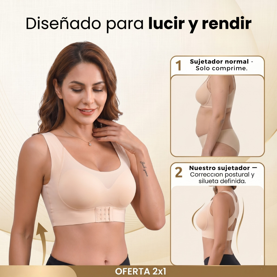 2x1 Sostén Corrector – Mejora tu postura y realza el busto con soporte cómodo