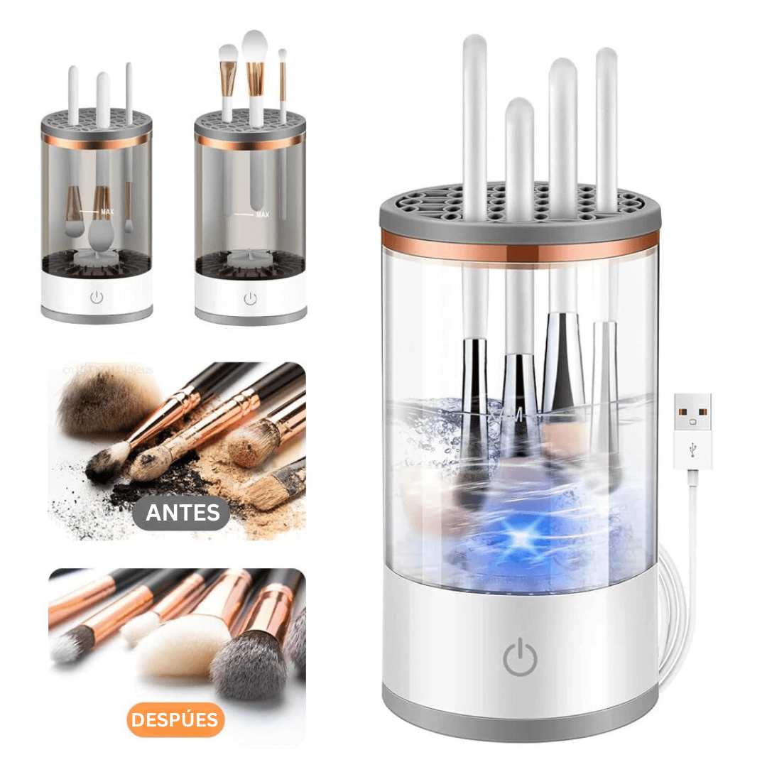 Limpiador Automático de Brochas – Elimina gérmenes, evita infecciones y consigue un mejor difuminado