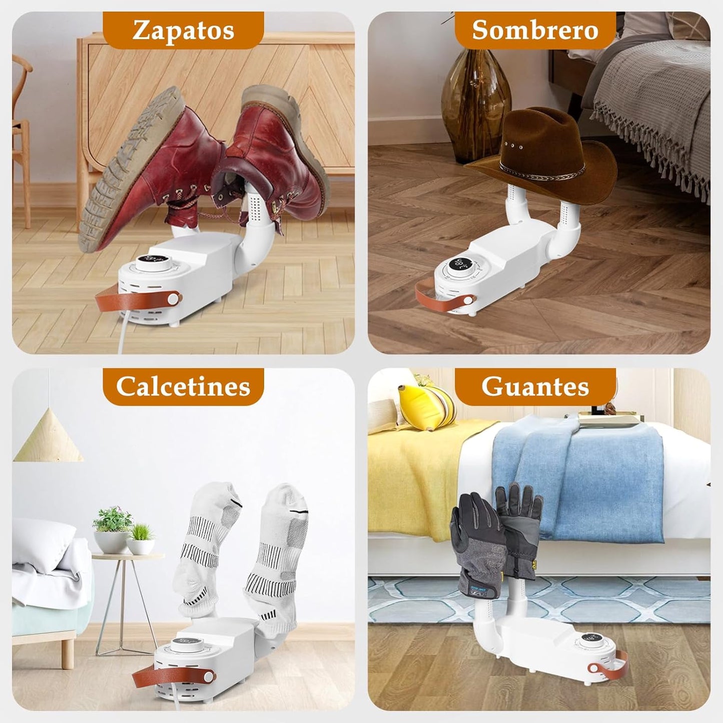 DryStep™ – Secador de Zapatillas – Elimina la humedad y el mal olor en solo minutos