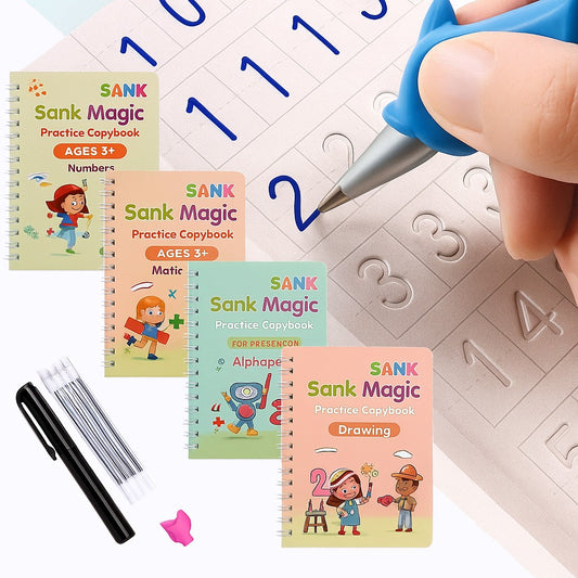 CreaKids™ - 4 Cuaderno Educativo para Niños - Estimula la creatividad y concentración de tu hijo desde el primer día