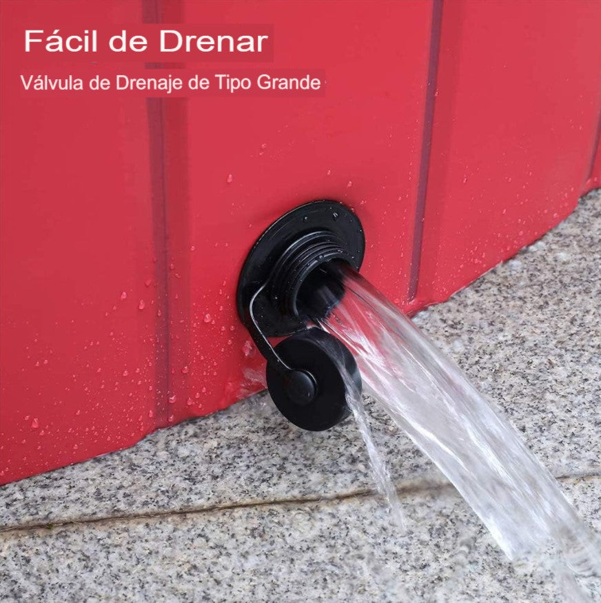 Piscina plegable para mascotas | Diseño Resistente y Portátil | 80x20cm