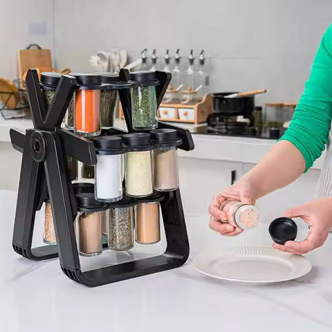 Organizador de especias giratorio - Mantén tu cocina ordena, con estilo y funcional