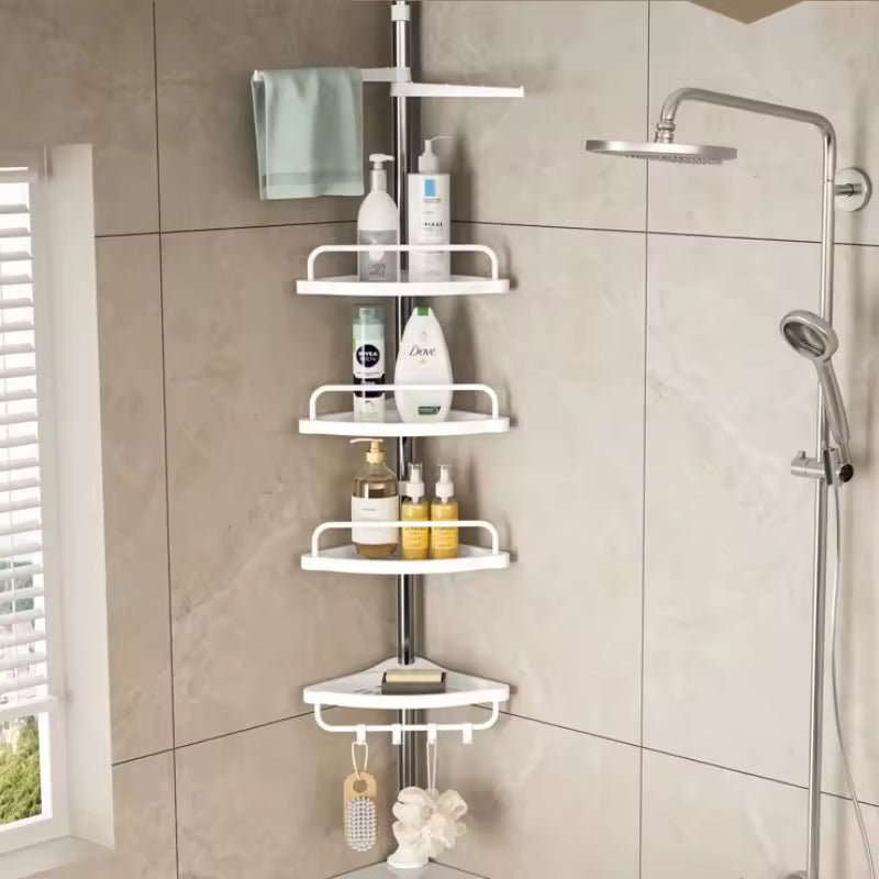 Esquinero organizador de baño ajustable – Dale a tu baño un toque elegante, moderno y funcional