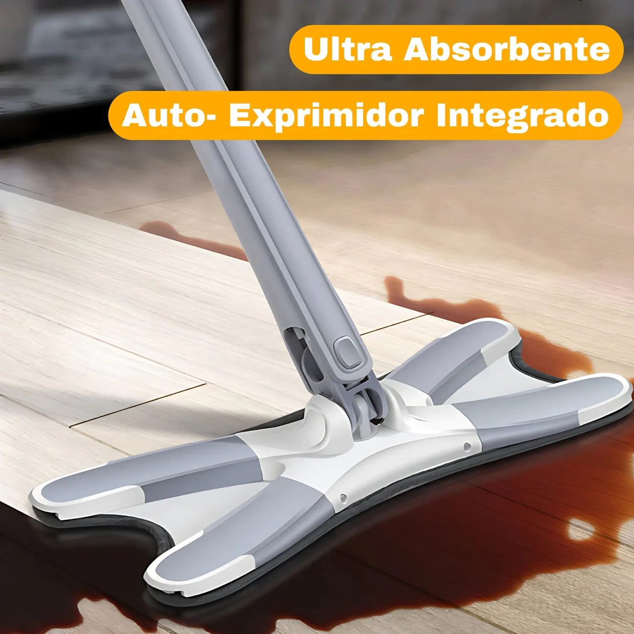 MopaMax™ – Trapeador Inteligente, Llega donde otras no pueden, limpia más y se exprime sola